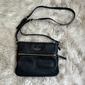Black Kate spade crossbody never used